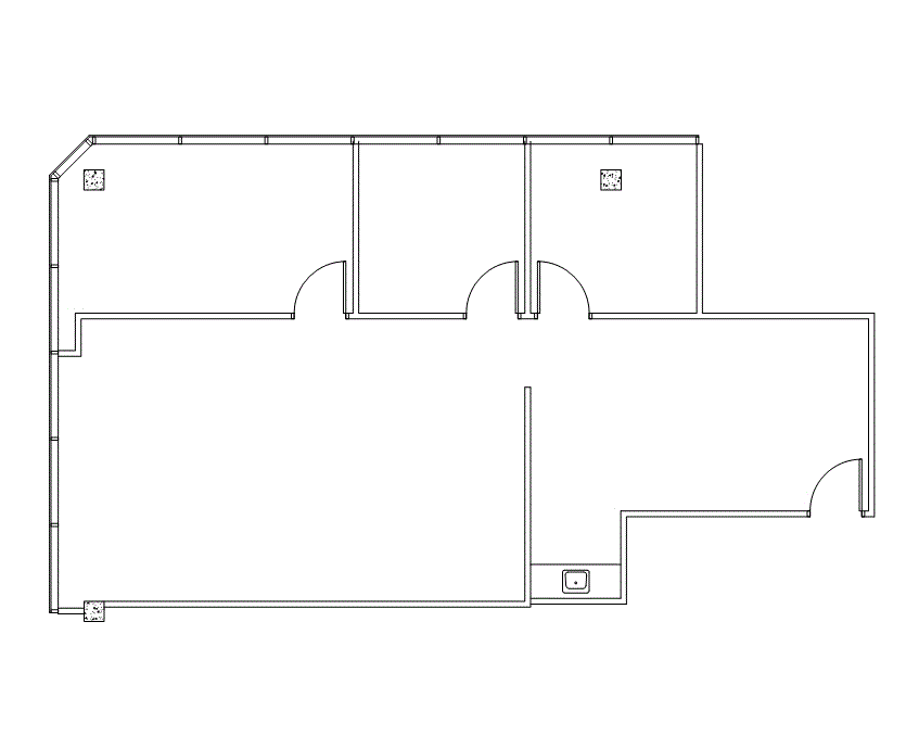 Floor plan of Flexible Office Space for Rent at 13201 Northwest Freeway 480