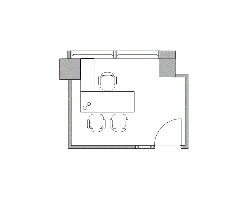 Floor plan of Flexible Office Space for Rent at 10100 North Central Expressway 339