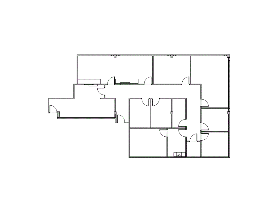 Floor plan of Flexible Office Space for Rent at 1322 Space Park Drive A194