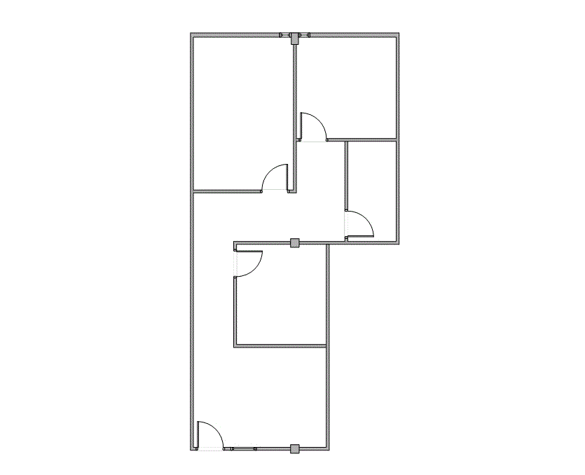 Floor plan of Flexible Office Space for Rent at 1322 Space Park Drive A205