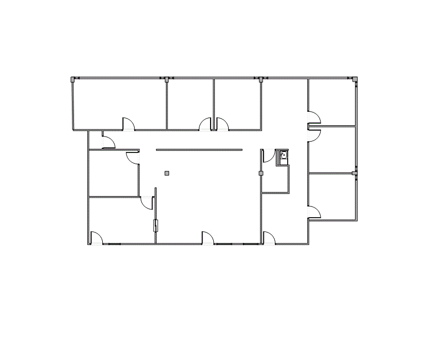 Floor plan of Flexible Office Space for Rent at 1322 Space Park Drive A240
