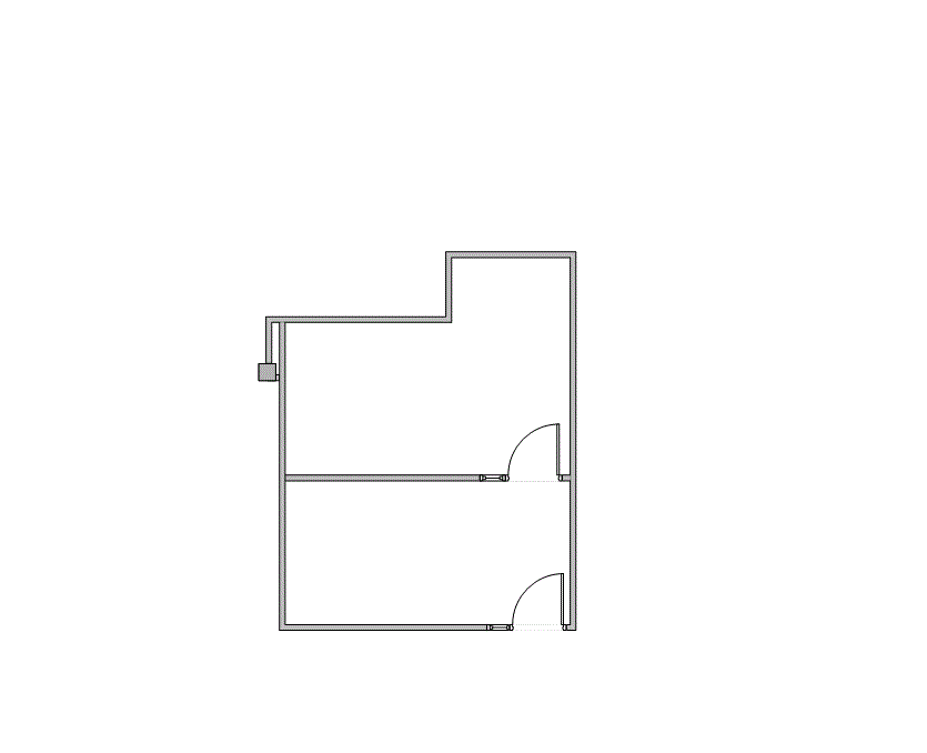 Floor plan of Flexible Office Space for Rent at 1322 Space Park Drive B104