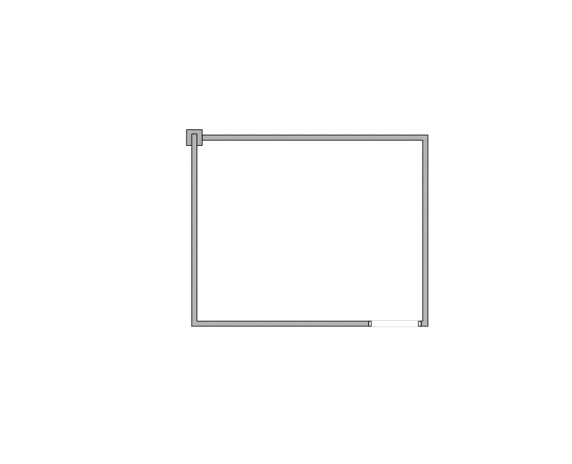 Floor plan of Flexible Office Space for Rent at 1322 Space Park Drive B122