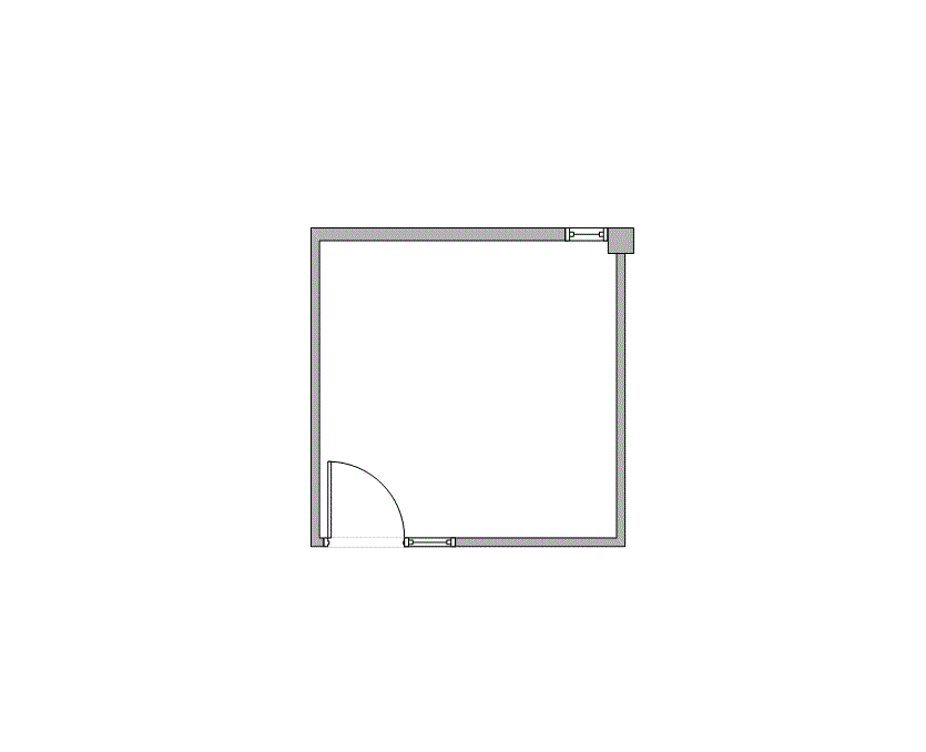 Floor plan of Flexible Office Space for Rent at 1322 Space Park Drive B126