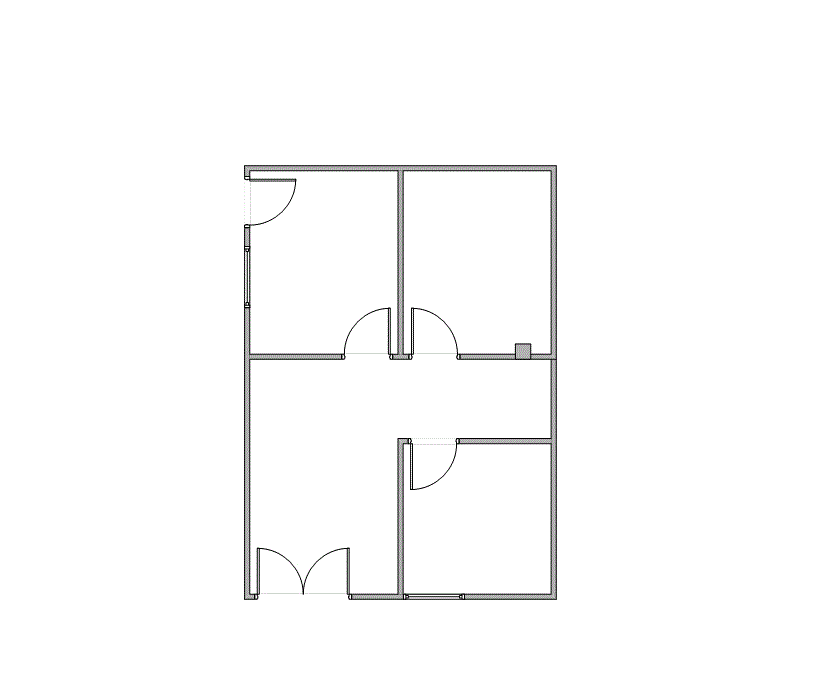 Floor plan of Flexible Office Space for Rent at 1322 Space Park Drive B180