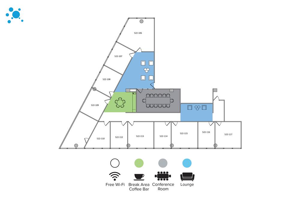 Interior images of Flexible office space at 3295 River Exchange Drive 6