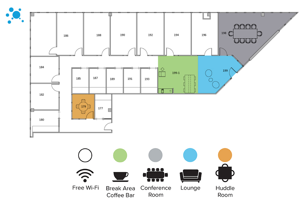 Interior images of Flexible office space at 5600 Northwest Central Drive 3