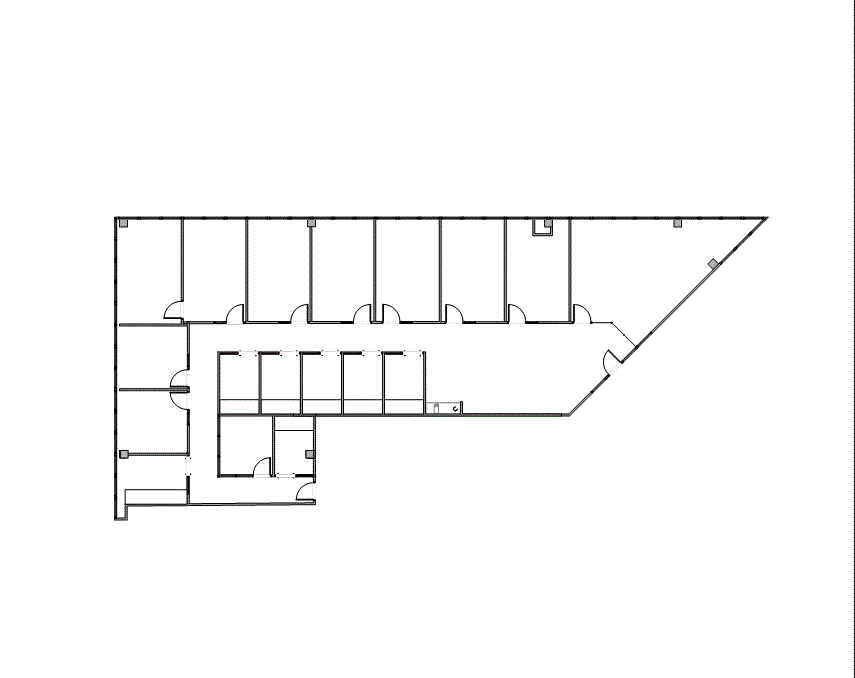 Floor plan of Flexible Office Space for Rent at 5600 Northwest Central Drive 110.WS