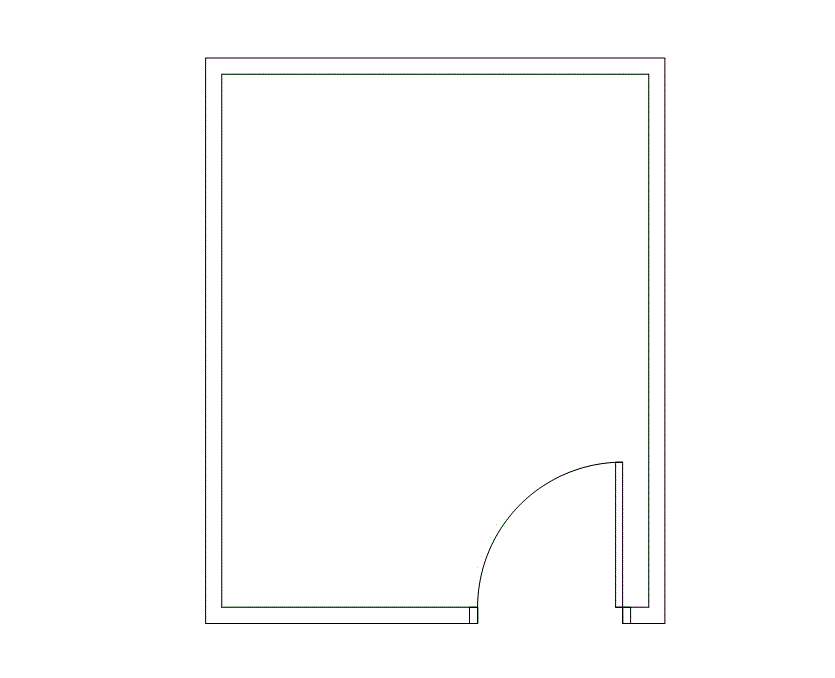 Floor plan of Flexible Office Space for Rent at 5600 Northwest Central Drive 263