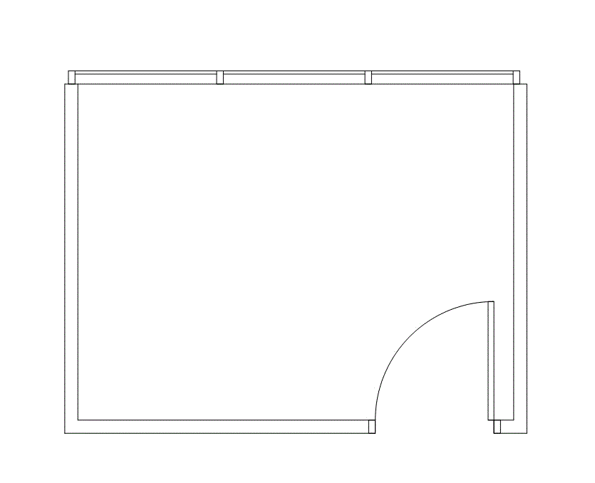 Floor plan of Flexible Office Space for Rent at 5600 Northwest Central Drive 286
