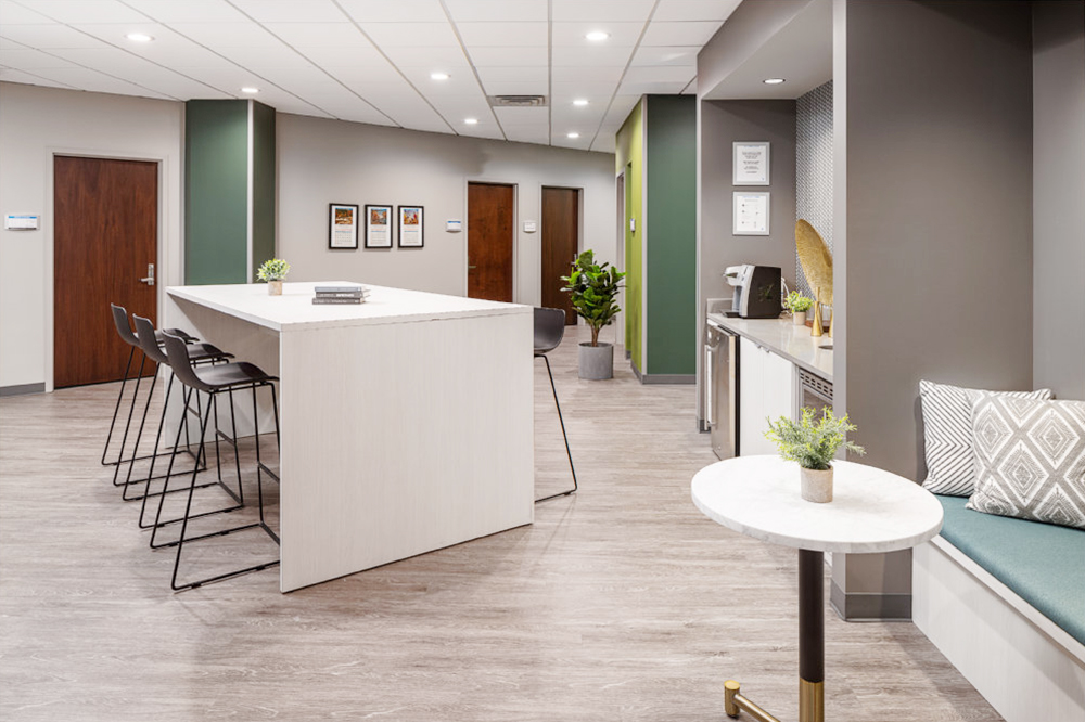 Interior images of Flexible office space at 1995 North Park Place 8