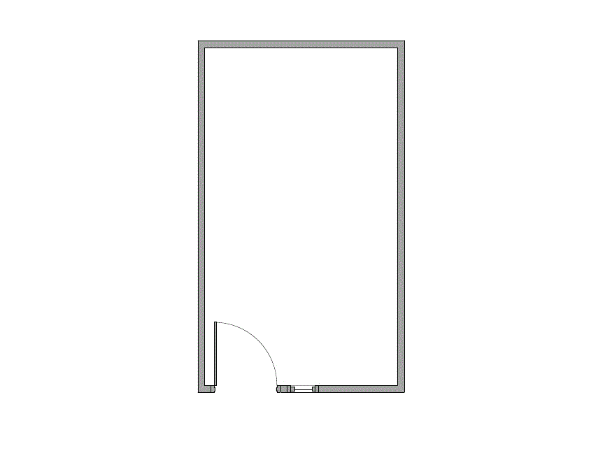 Floor plan of Flexible Office Space for Rent at 1995 North Park Place 310T