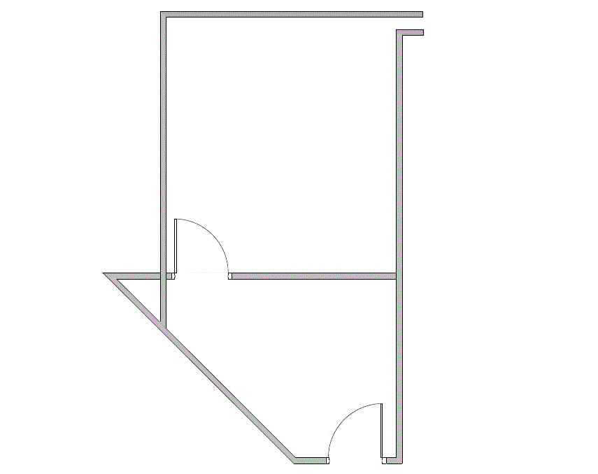Floor plan of Flexible Office Space for Rent at 1995 North Park Place 400D