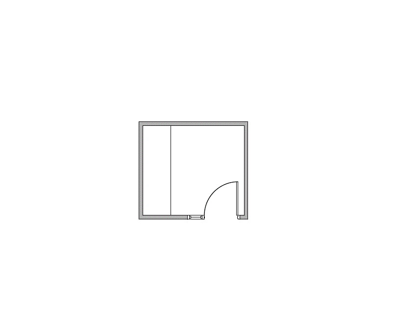 Floor plan of Flexible Office Space for Rent at 1995 North Park Place 503