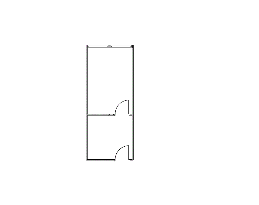 Floor plan of Flexible Office Space for Rent at 1995 North Park Place 518