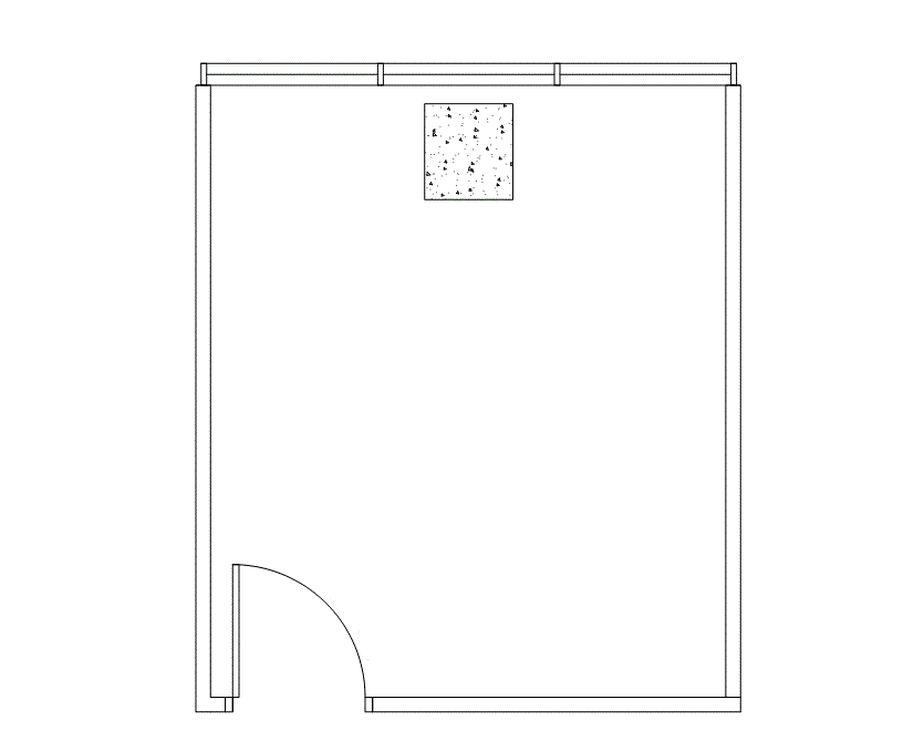 Floor plan of Flexible Office Space for Rent at 4751 Best Road 400J