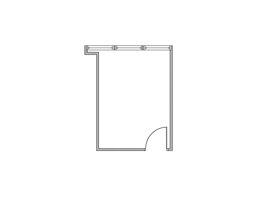 Floor plan of Flexible Office Space for Rent at 4751 Best Road 400L