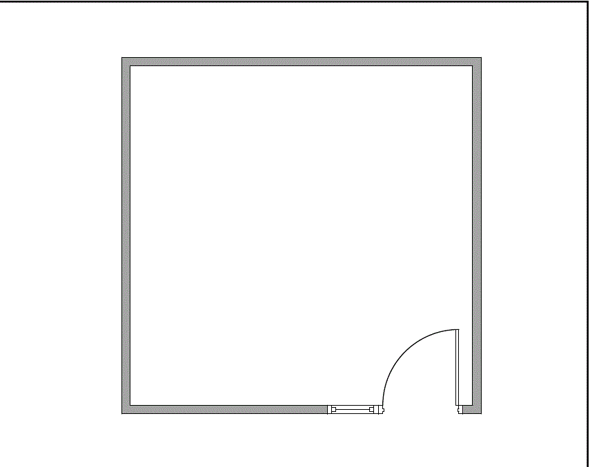 Floor plan of Flexible Office Space for Rent at 4751 Best Road 400P