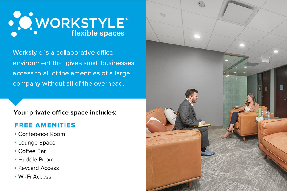 Interior images of Flexible office space at 1750 E. Golf Road 6