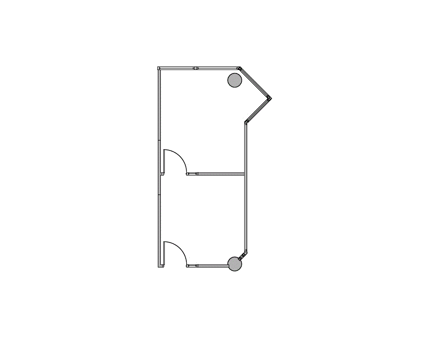 Floor plan of Flexible Office Space for Rent at 1750 E. Golf Road 238