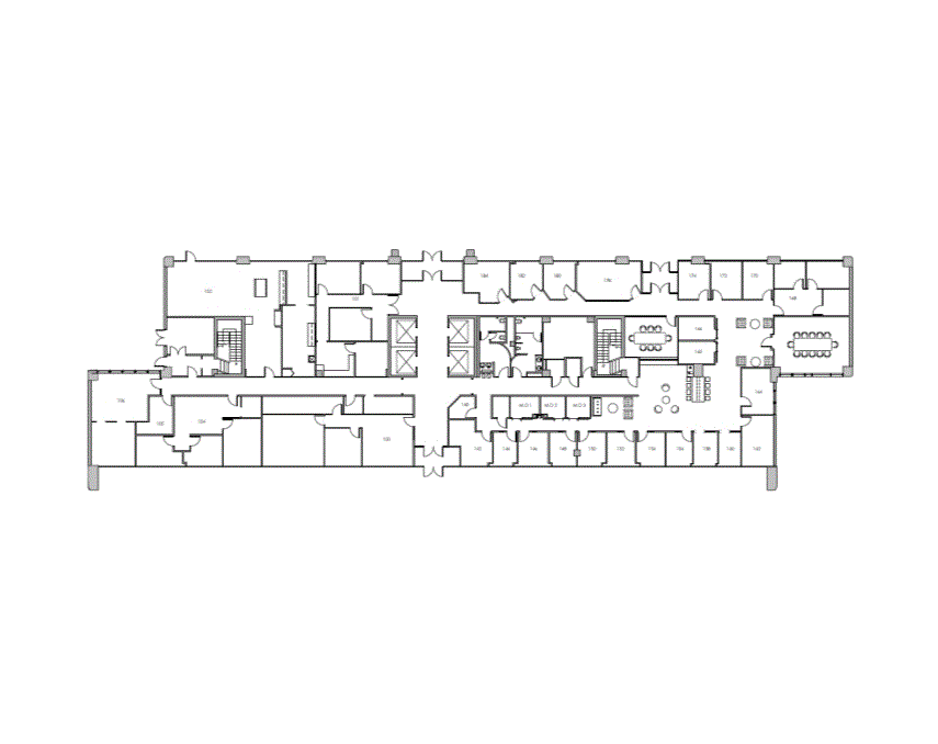 Floor plan of Flexible Office Space for Rent at 4100 Spring Valley Rd 100.WS