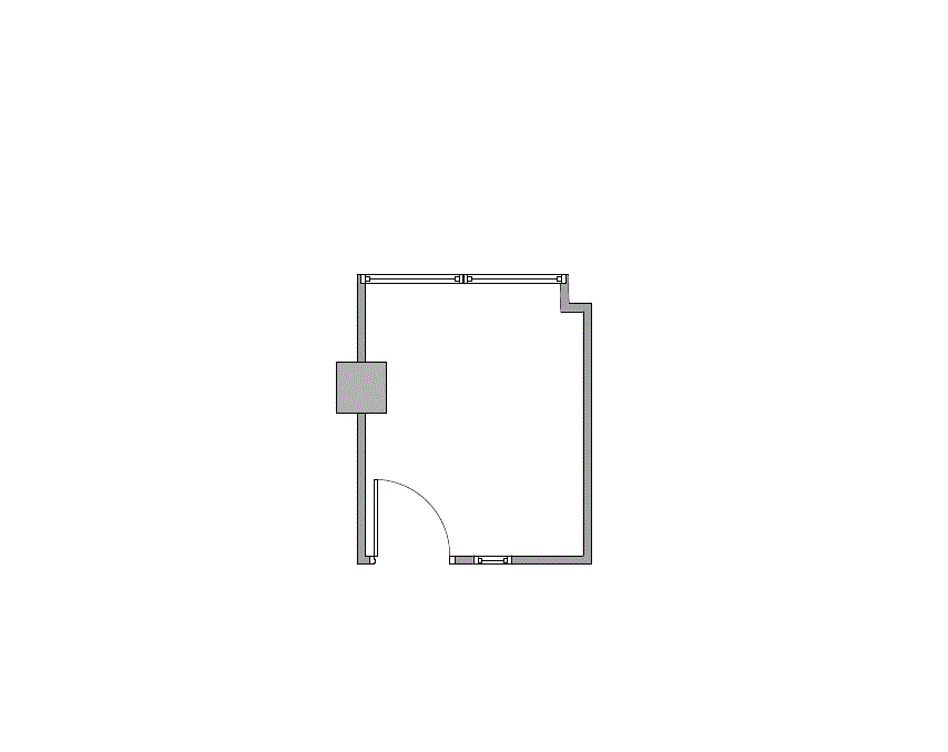 Floor plan of Flexible Office Space for Rent at 4100 Spring Valley Rd 148