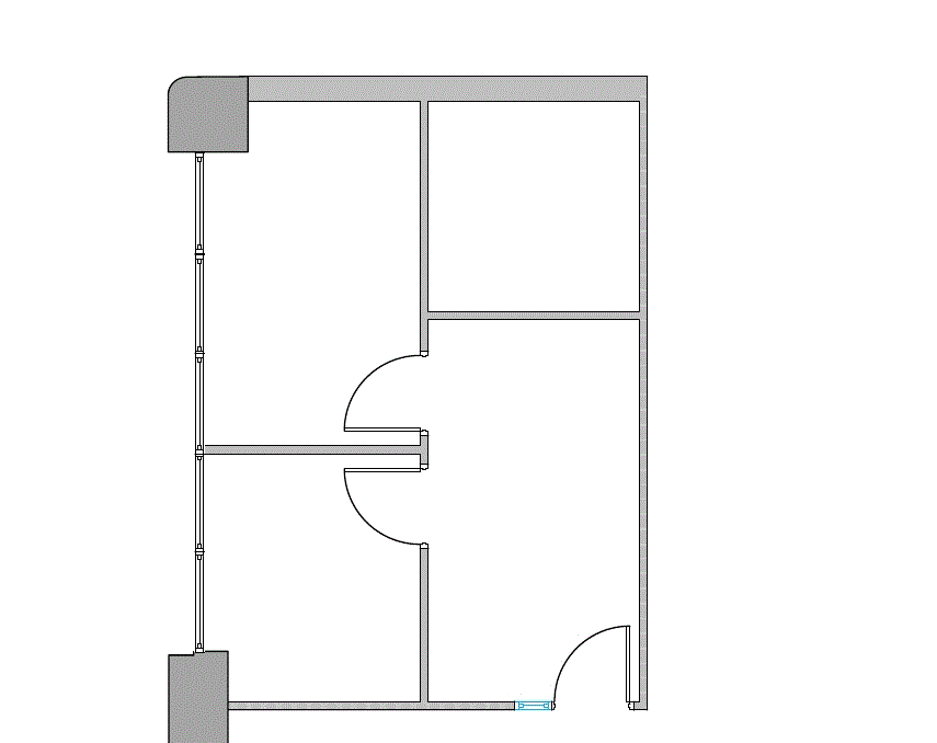 Floor plan of Flexible Office Space for Rent at 4100 Spring Valley Rd 168
