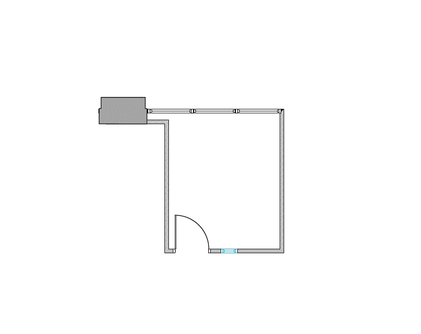 Floor plan of Flexible Office Space for Rent at 4100 Spring Valley Rd 172