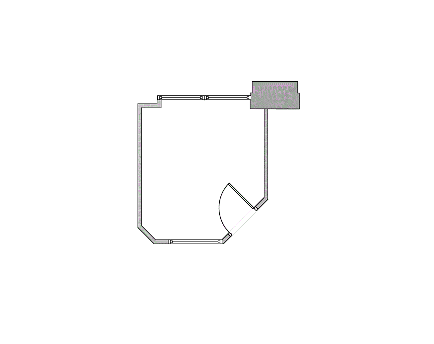 Floor plan of Flexible Office Space for Rent at 4100 Spring Valley Rd 182