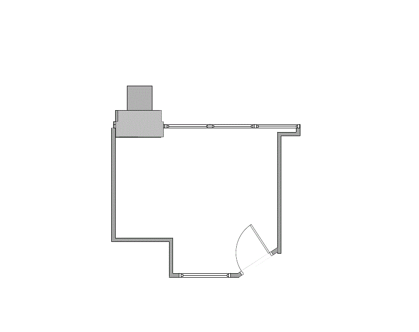 Floor plan of Flexible Office Space for Rent at 4100 Spring Valley Rd 184