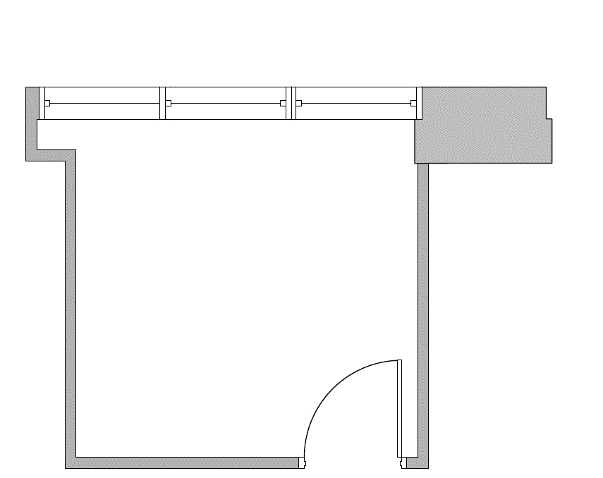 Floor plan of Flexible Office Space for Rent at 4100 Spring Valley Rd 607