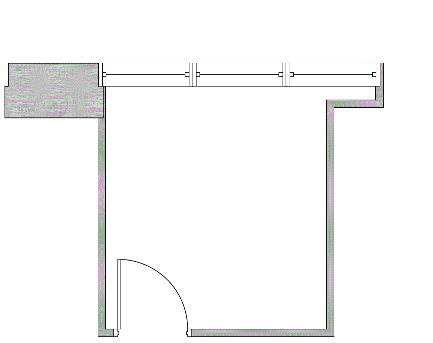 Floor plan of Flexible Office Space for Rent at 4100 Spring Valley Rd 615