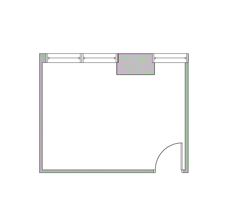 Floor plan of Flexible Office Space for Rent at 4100 Spring Valley Rd 639