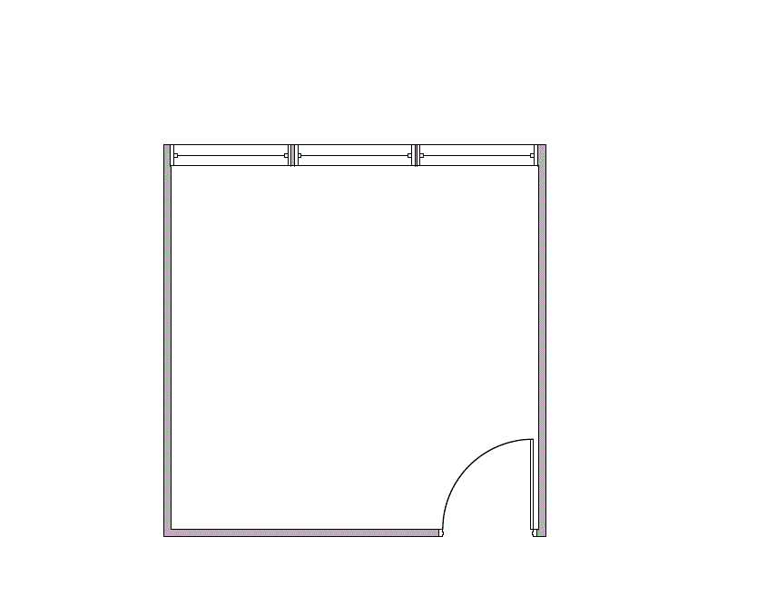 Floor plan of Flexible Office Space for Rent at 4100 Spring Valley Rd 653