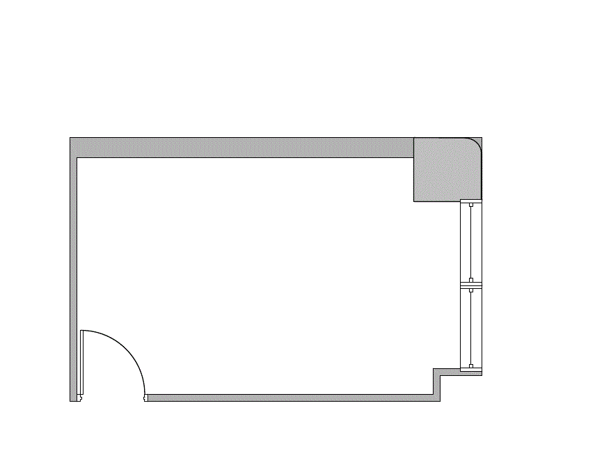 Floor plan of Flexible Office Space for Rent at 4100 Spring Valley Rd 686