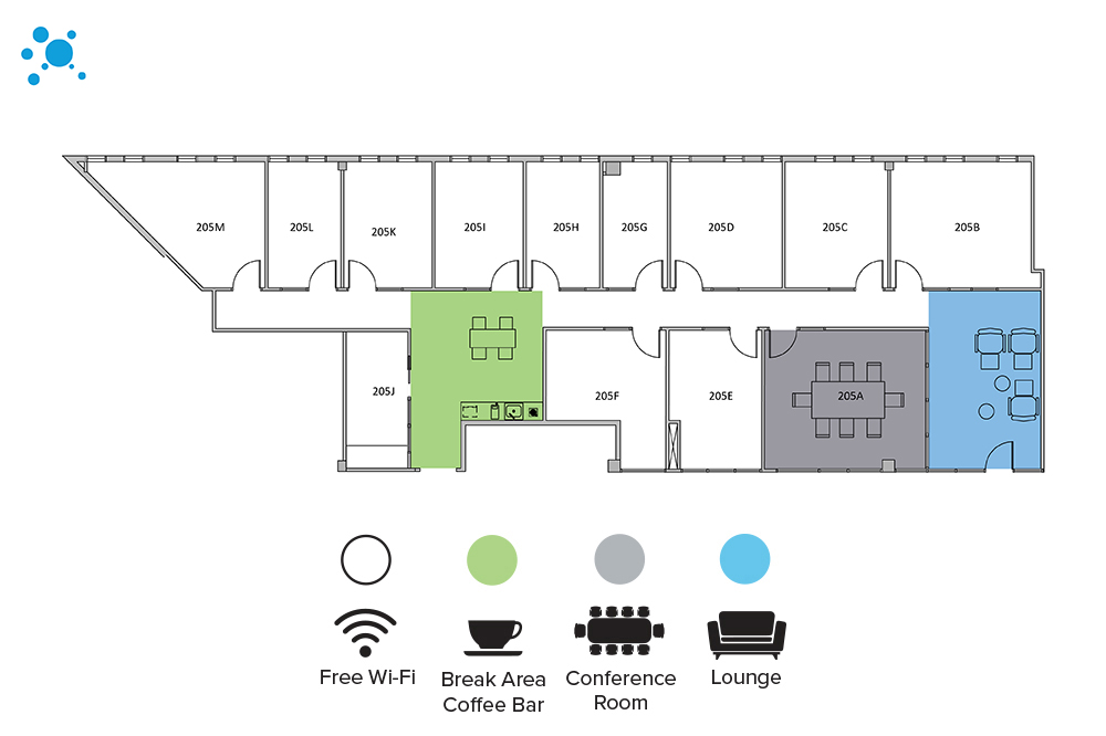 Interior images of Flexible office space at 4101 Greenbriar Dr 4