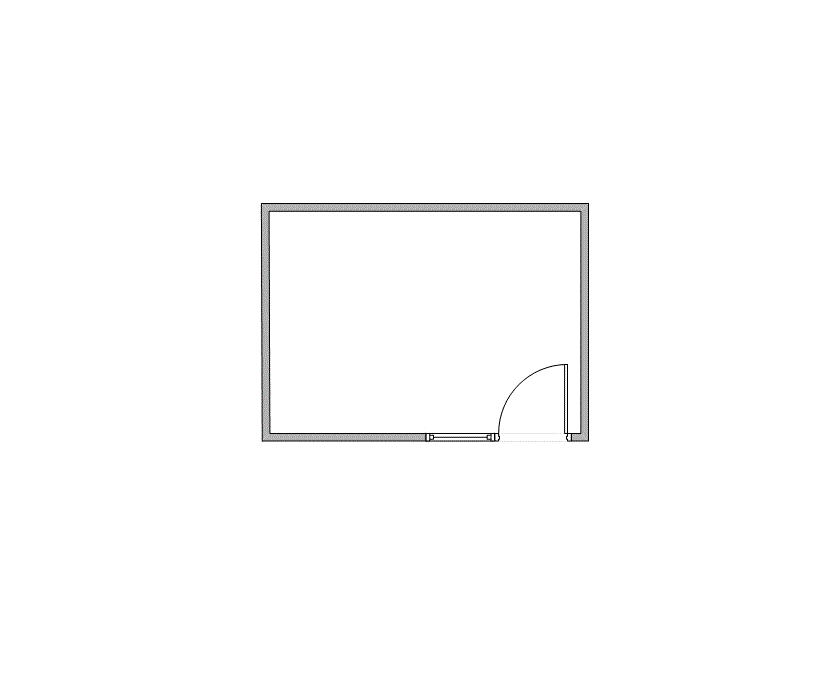 Floor plan of Flexible Office Space for Rent at 4101 Greenbriar Dr 105E