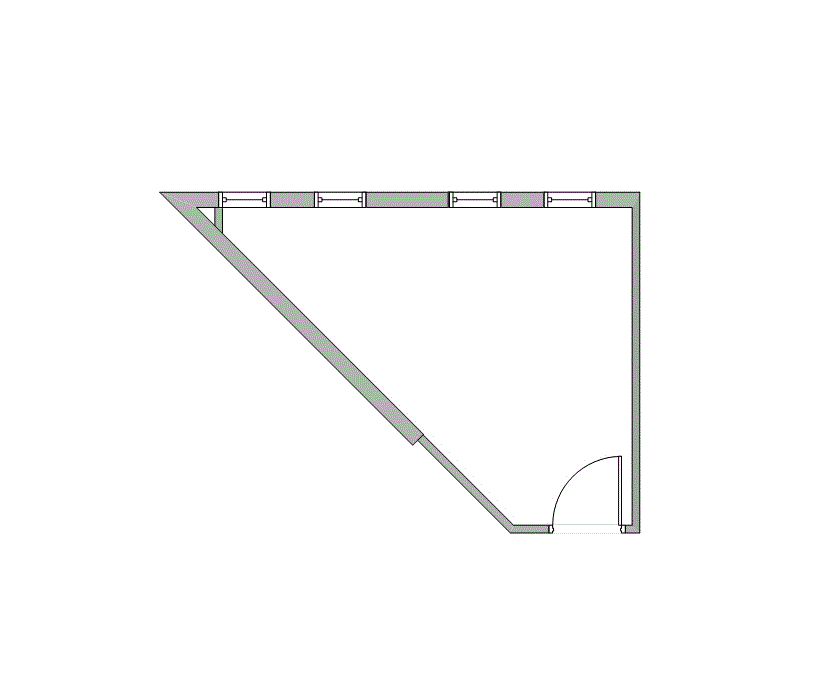Floor plan of Flexible Office Space for Rent at 4101 Greenbriar Dr 205M