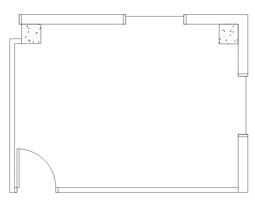 Floor plan of Flexible Office Space for Rent at 2323 South Voss Road 125F