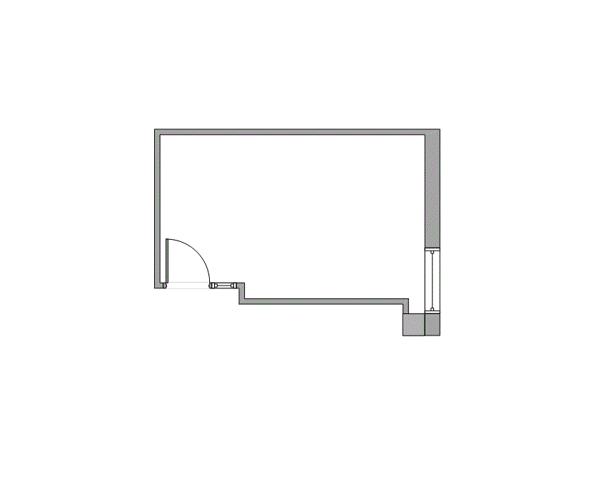 Floor plan of Flexible Office Space for Rent at 2323 South Voss Road 125G