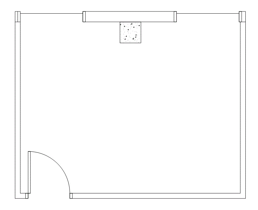 Floor plan of Flexible Office Space for Rent at 2323 South Voss Road 510-01