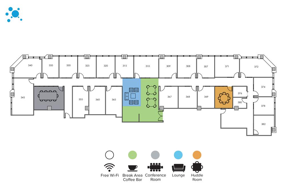 Interior images of Flexible office space at 4099 McEwen 3
