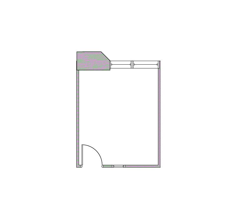 Floor plan of Flexible Office Space for Rent at 4099 McEwen 514