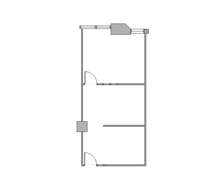Floor plan of Flexible Office Space for Rent at 4099 McEwen 538
