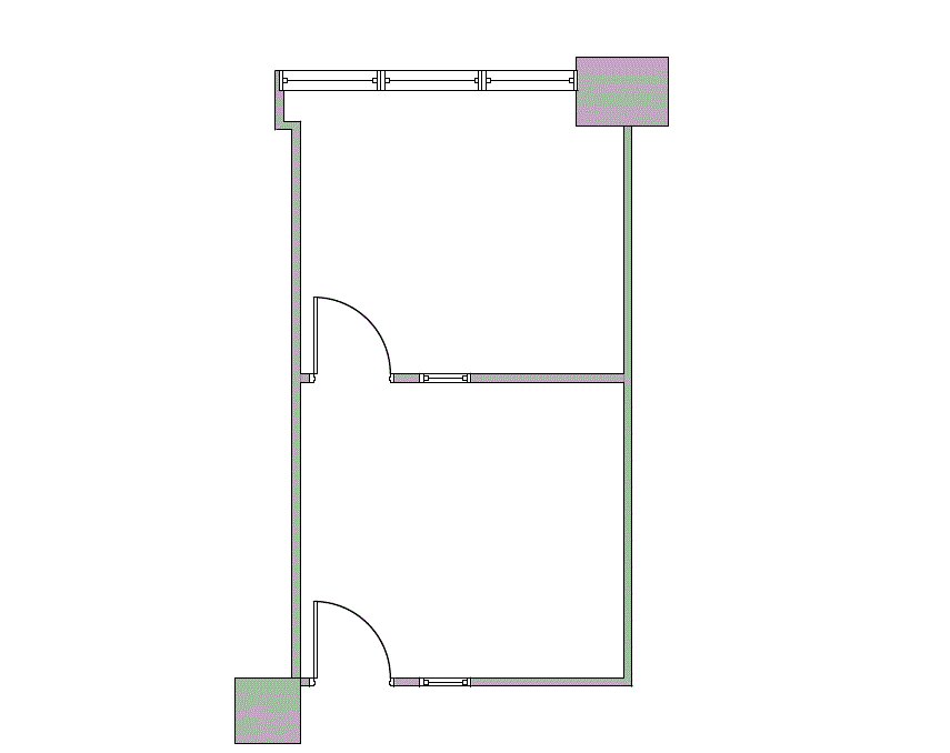 Floor plan of Flexible Office Space for Rent at 4099 McEwen 562