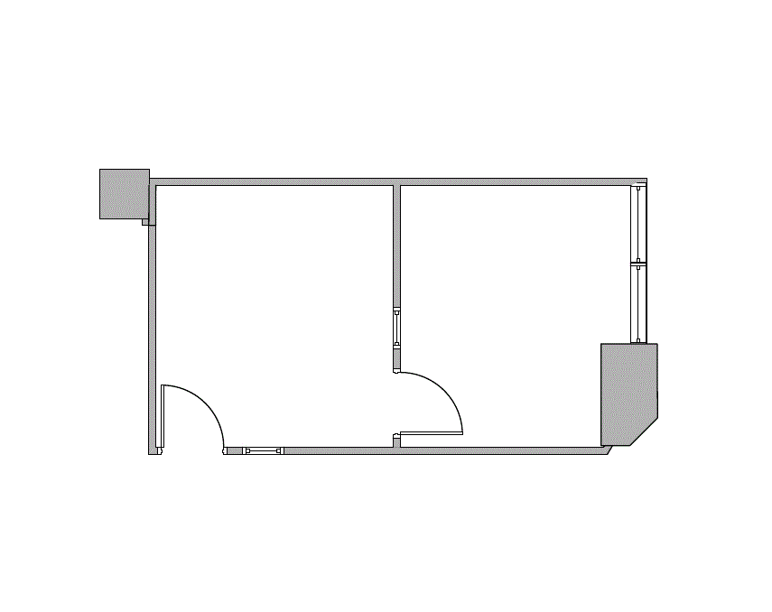 Floor plan of Flexible Office Space for Rent at 4099 McEwen 572