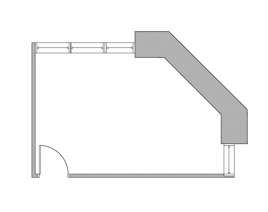 Floor plan of Flexible Office Space for Rent at 4099 McEwen 574