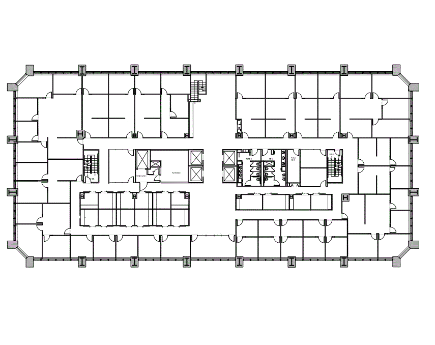 Floor plan of Flexible Office Space for Rent at 4100 Alpha Rd 400.WS