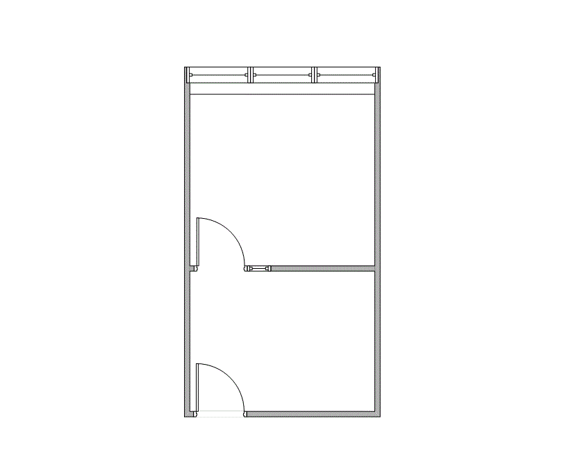 Floor plan of Flexible Office Space for Rent at 4100 Alpha Rd 420