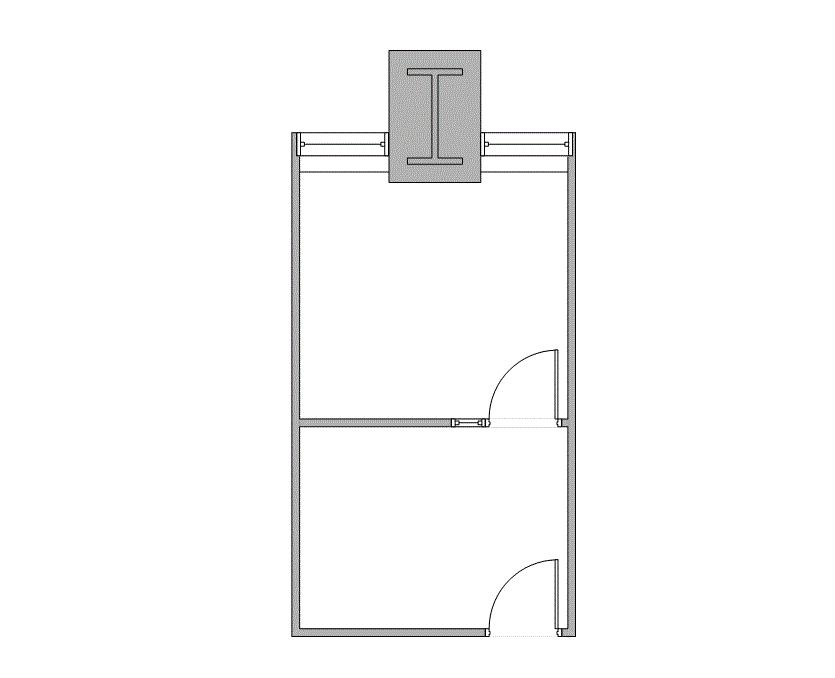Floor plan of Flexible Office Space for Rent at 4100 Alpha Rd 422